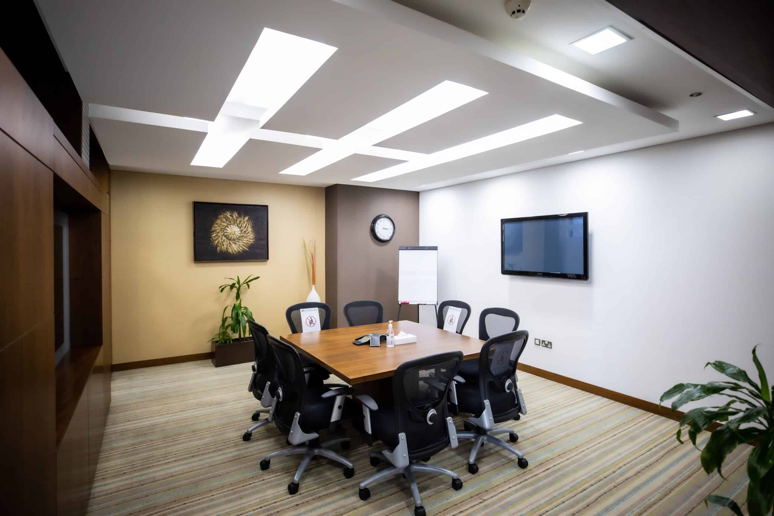 Bright, professional workspace in Dubai for meetings, collaboration, and remote work.