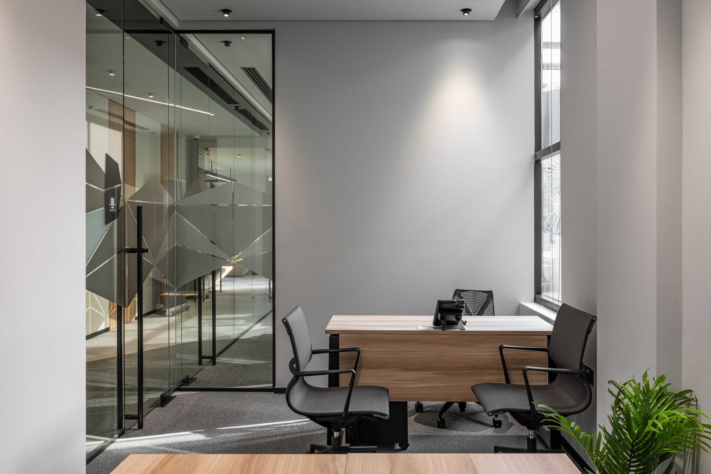 Bright, professional office designed for startups and entrepreneurs in Dubai.
