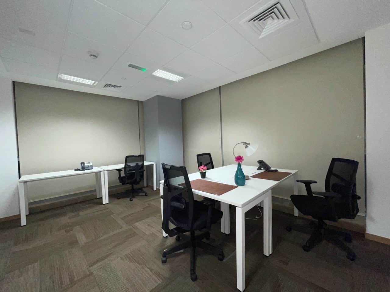 Modern office space, coworking desk in Dubai, private offices at Nextspace UAE.