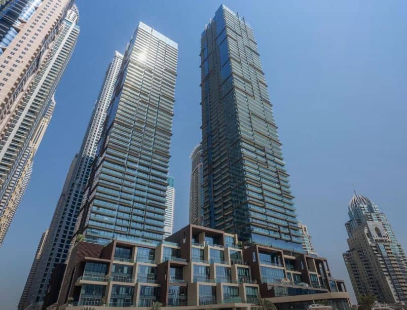 Modern office spaces in Dubai's skyscrapers.