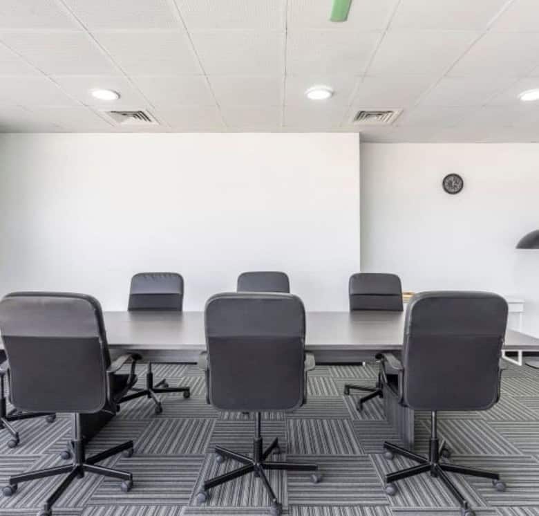 Office meeting room with professional workspace setup in Dubai, UAE.