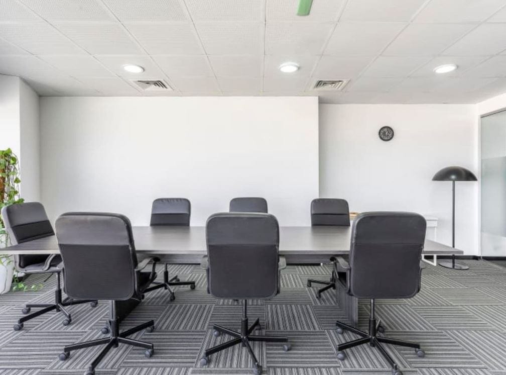 Office meeting room with professional workspace setup in Dubai, UAE.