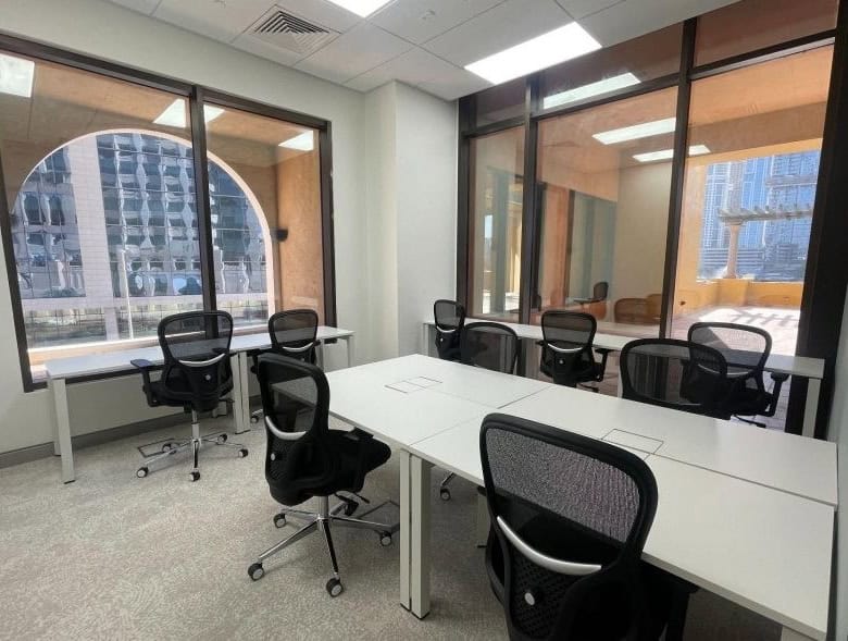 Modern coworking office space in Dubai for startups and remote teams.
