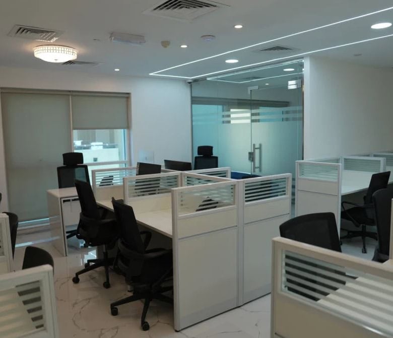 Bright and professional Nextspace UAE office environment.