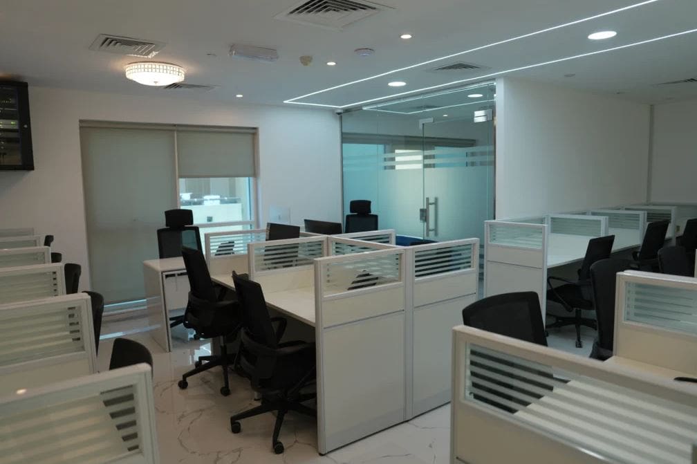 Bright and professional Nextspace UAE office environment.