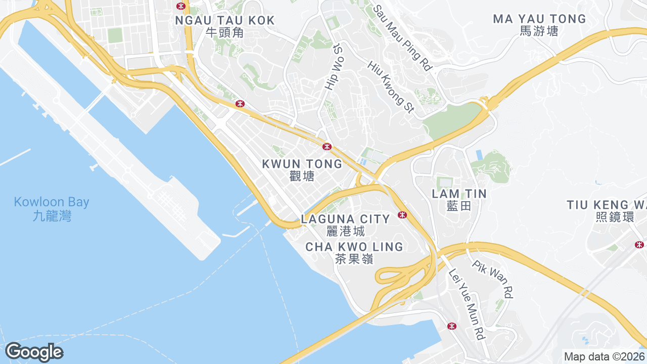 Map showing where 18 Sys, Kwun Tong, Hong Kong is