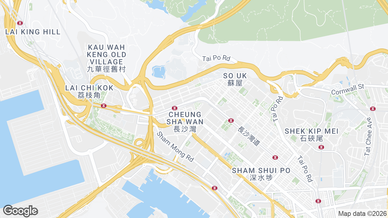Map showing where Billion Plaza 2, Lai Chi Kok, Hong Kong is