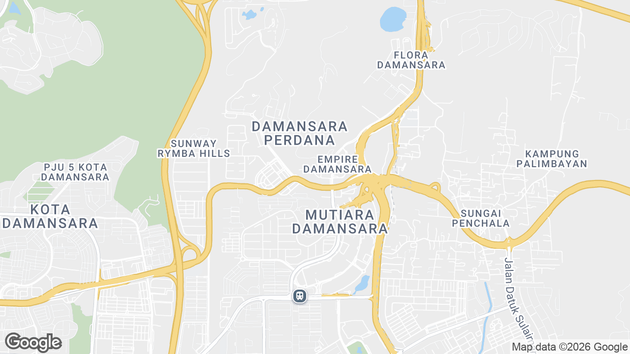 Map showing where Metropolitan Square, Petaling Jaya & Selangor, Kuala Lumpur is