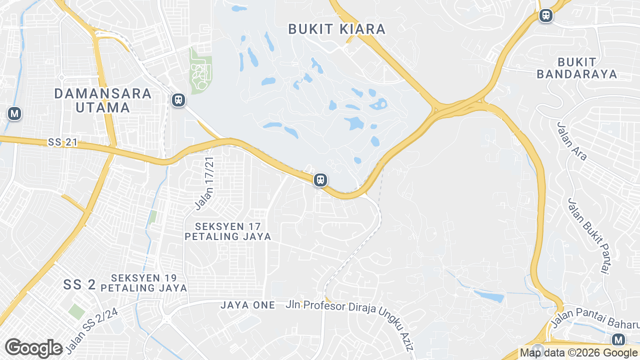 Map showing where Phileo Damansara, Damansara Heights & TTDI, Kuala Lumpur is