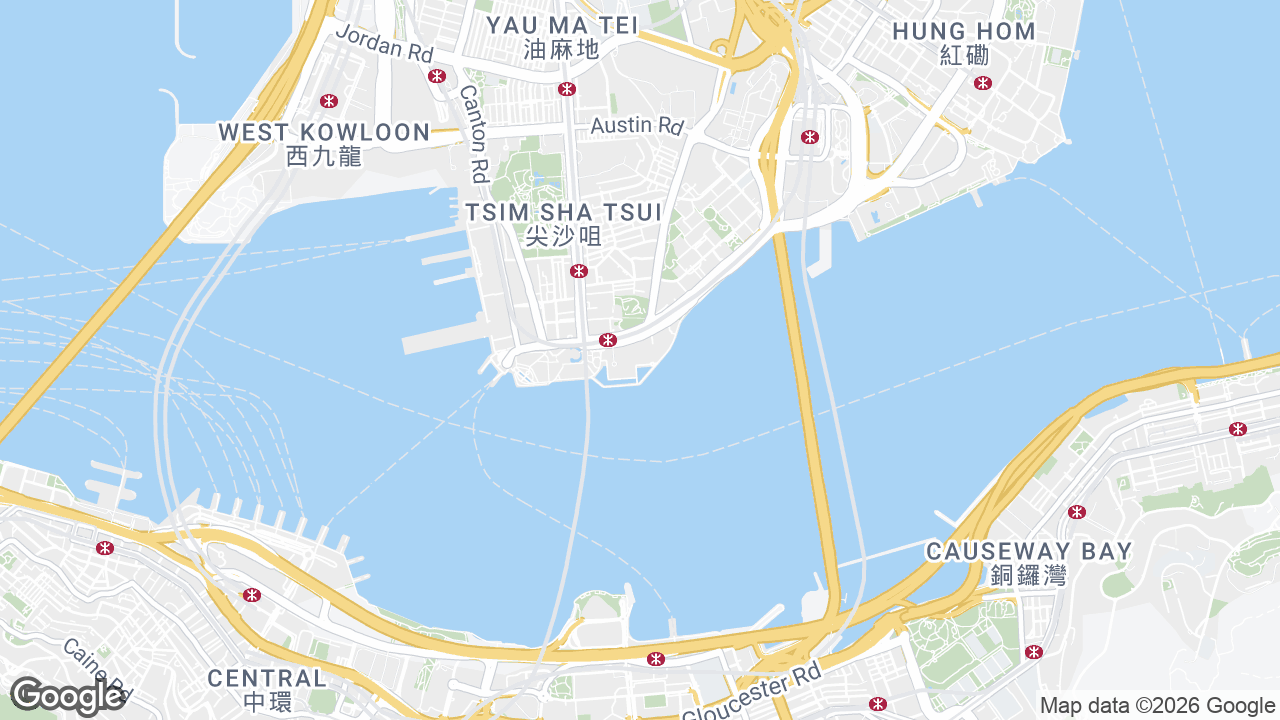 Map showing where K11 Atelier, Tsim Sha Tsui, Hong Kong is