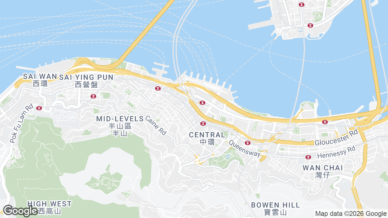 Map showing where Work Wise Chinachem Tower, Central, Hong Kong is