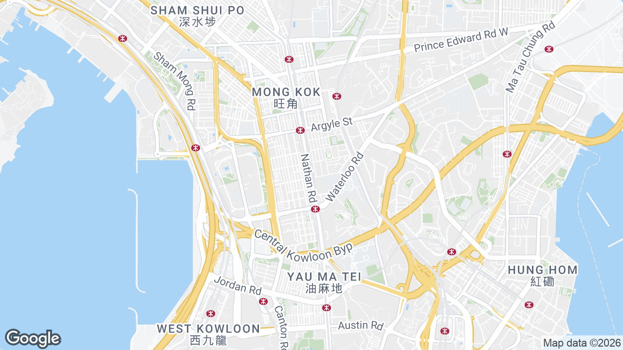 Map showing where Chow Tai Fook Centre, Mong Kok, Hong Kong is