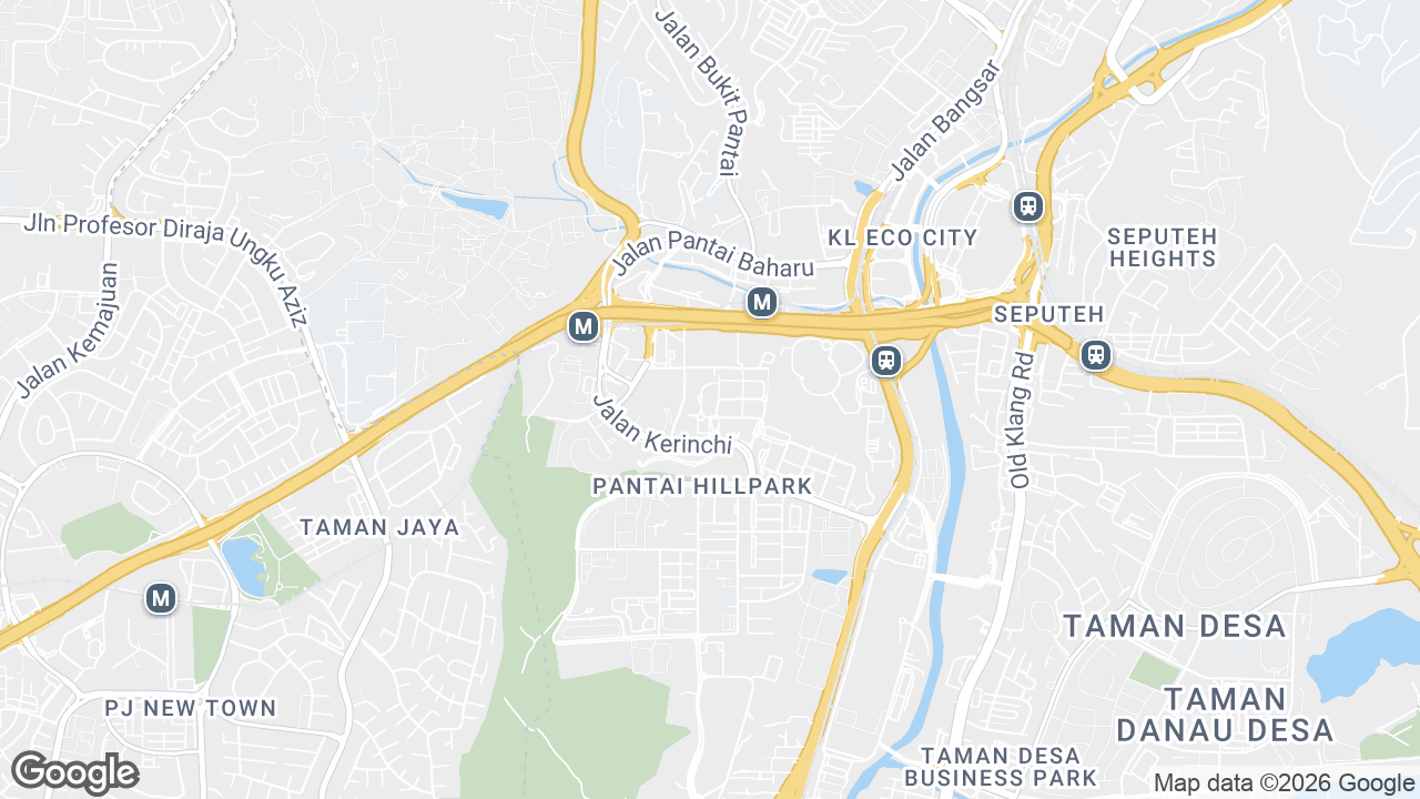 Map showing where Horizon 2, Bangsar South, Kuala Lumpur is