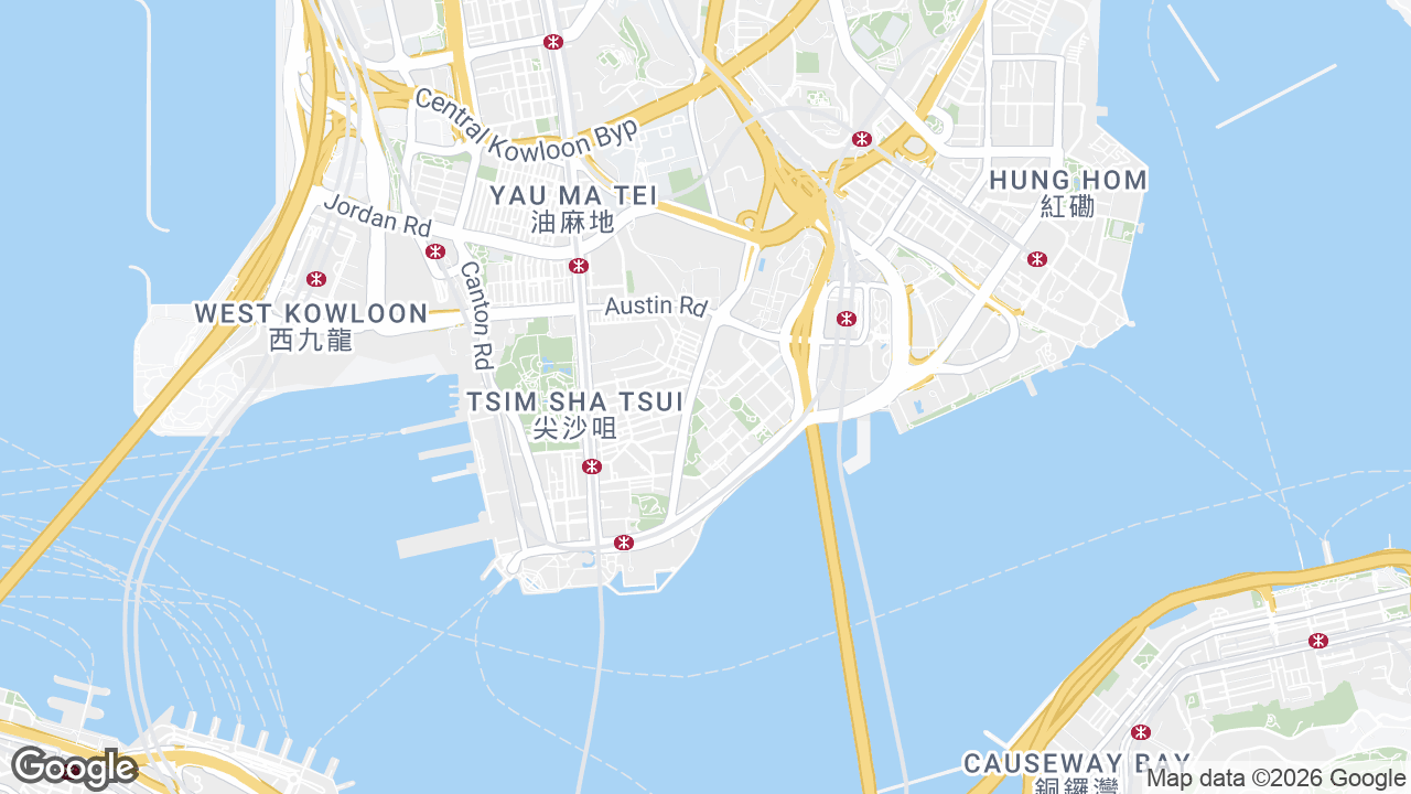 Map showing where Energy Plaza, Tsim Sha Tsui East, Hong Kong is