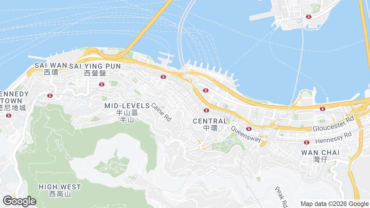 Map showing where World Trust Tower, Central, Hong Kong is