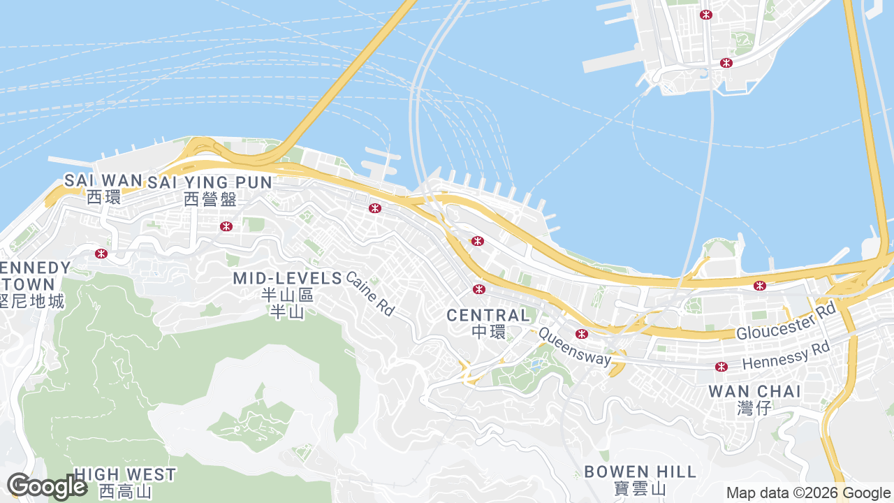 Map showing where Nexxus Building, Central, Hong Kong is