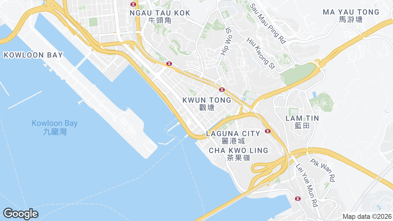 Map showing where Hung Mou Industrial Building, Kwun Tong, Hong Kong is