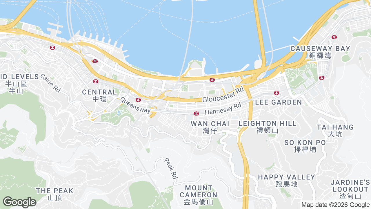 Map showing where Phoenix Building, Wan Chai, Hong Kong is