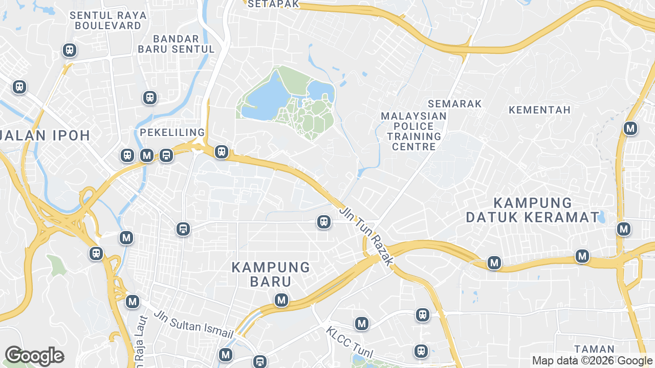 Map showing where Menara Public Gold, TRX, Kuala Lumpur is