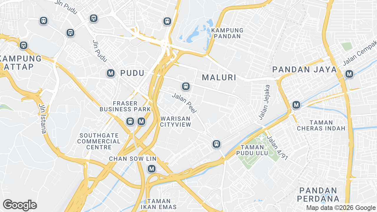 Map showing where Visio Tower, KLCC & Jalan Sultan Ismail, Kuala Lumpur is