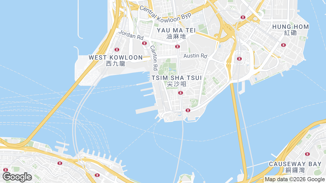 Map showing where Silvercord Tower 2, Tsim Sha Tsui, Hong Kong is