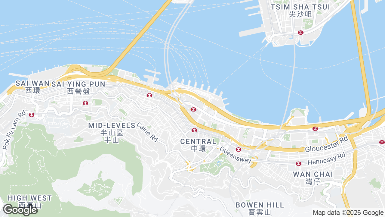 Map showing where One Ifc, Central, Hong Kong is