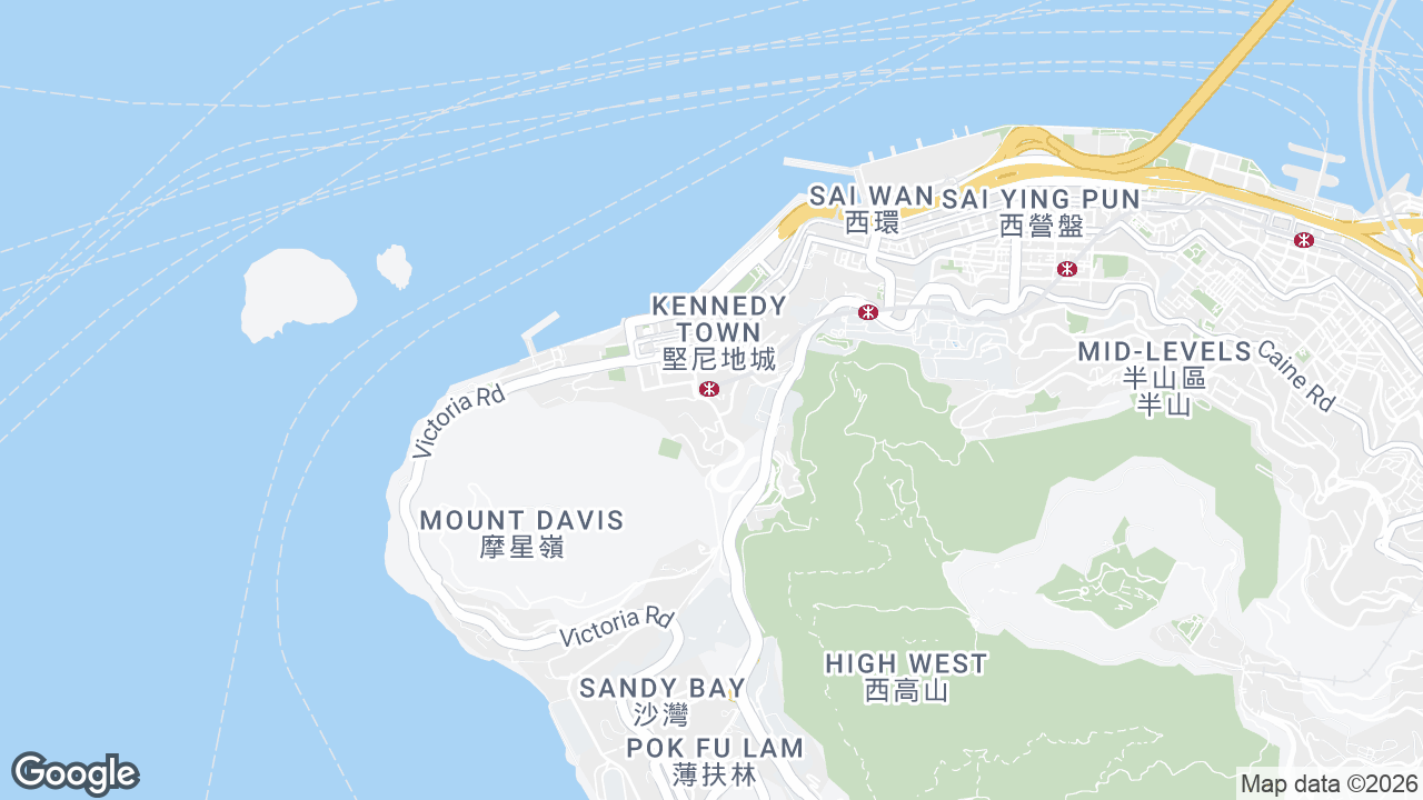 Map showing where Seven, Kennedy Town, Hong Kong is