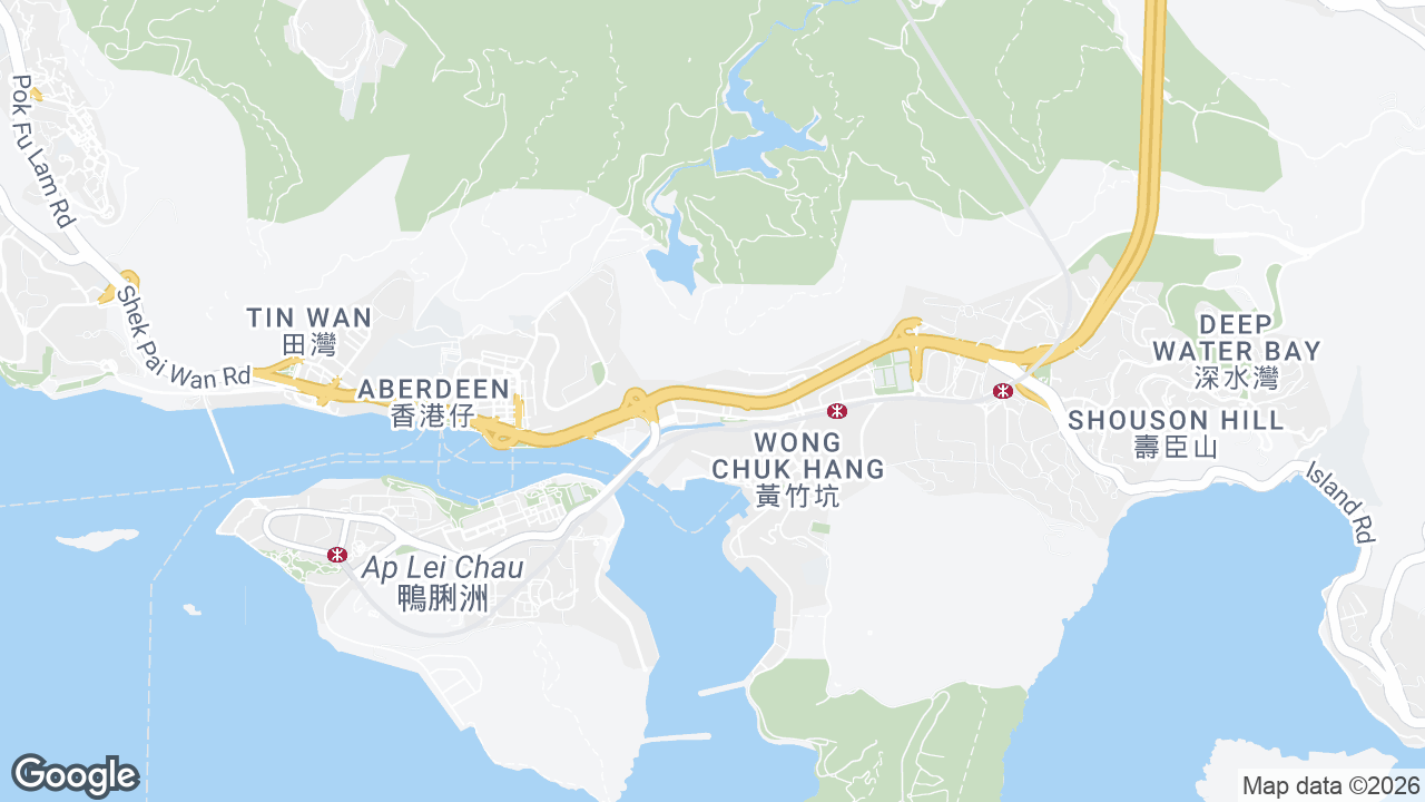 Map showing where Victory Factory Building, Wong Chuk Hang, Hong Kong is