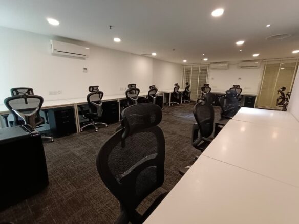 Colony workspace at Vipod Residence, KLCC, Kuala Lumpur