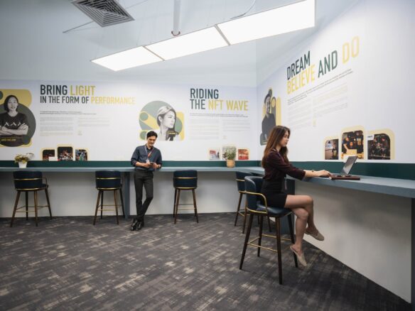 Infinity8 workspace at MyTOWN Shopping Centre, Kuala Lumpur