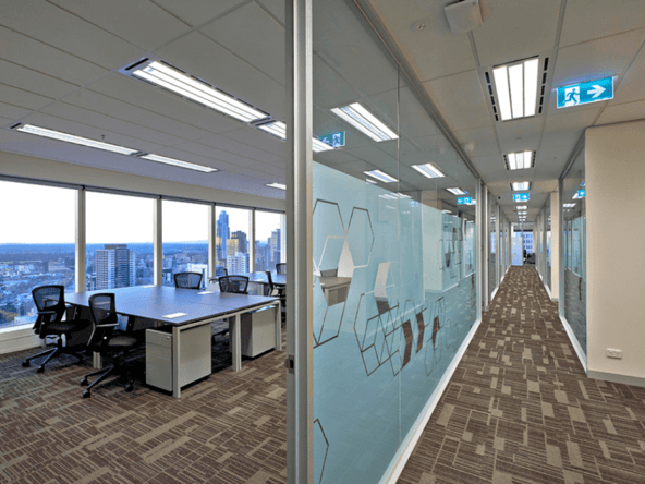 Private office in serviced office