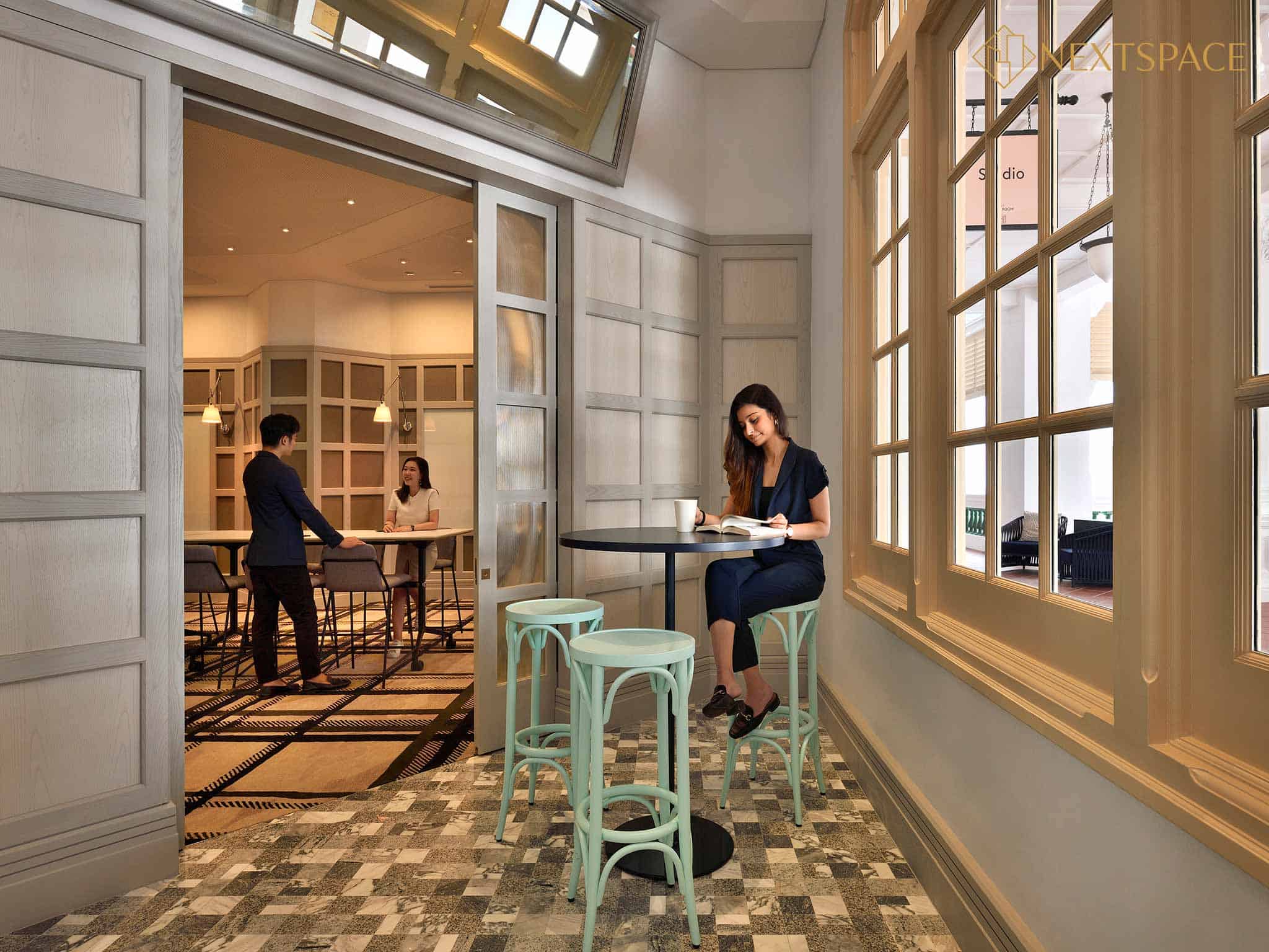 Raffles Arcade the great room coworking space