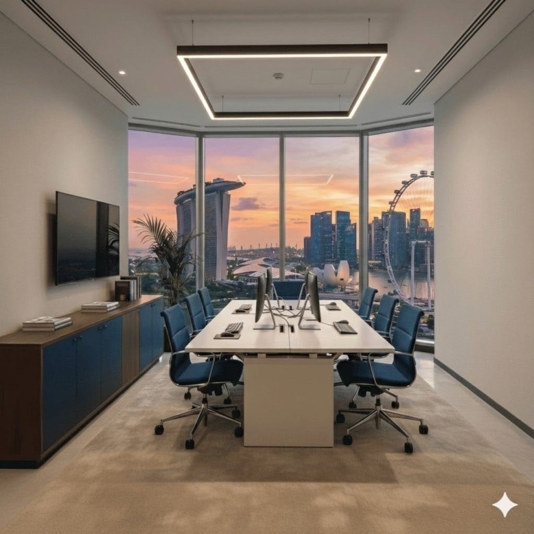 Private office rental in Singapore: JustCo, Regus and Servcorp compared