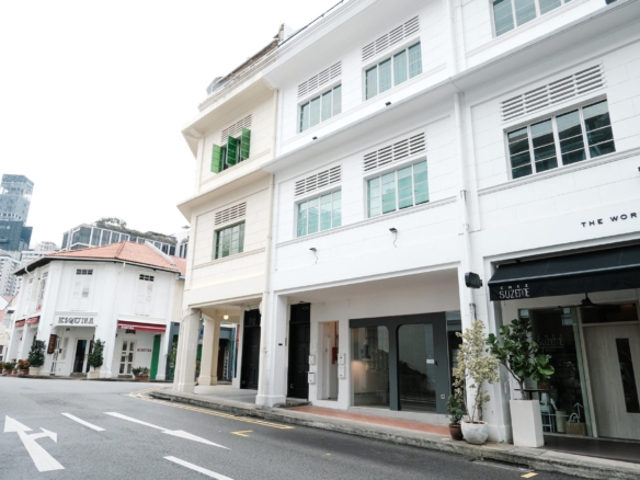 The Working Capitol 3 Teck Lim Road shophouse unit Singapore - shophouse facade
