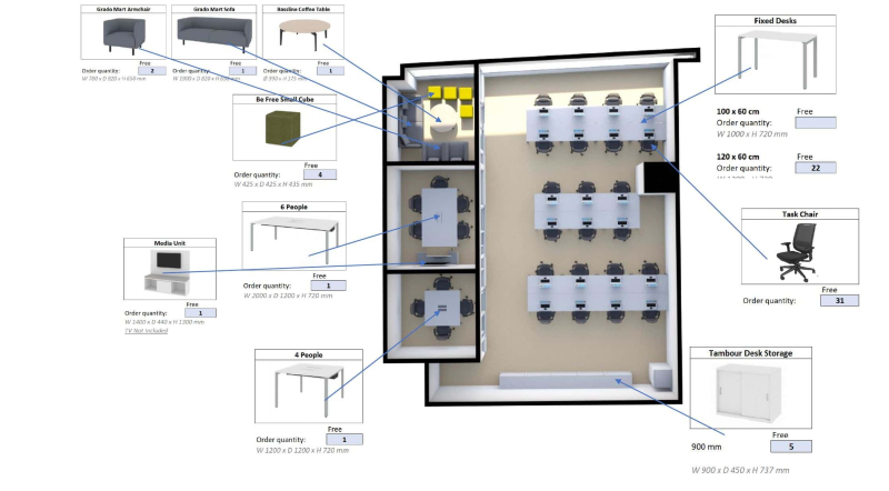 Customized office space