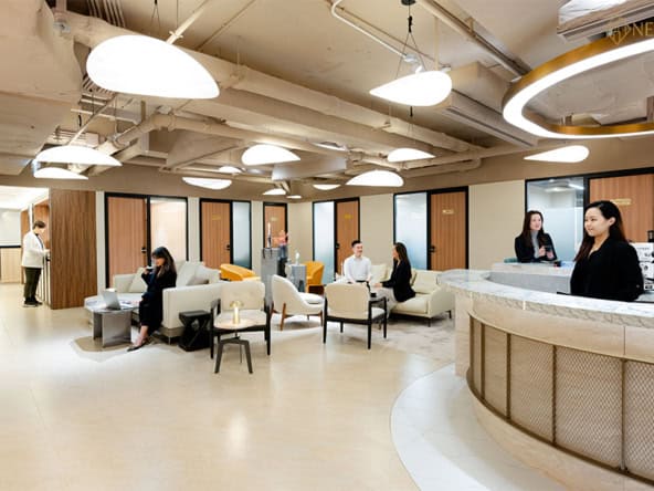 Coworking space central New World Tower 2