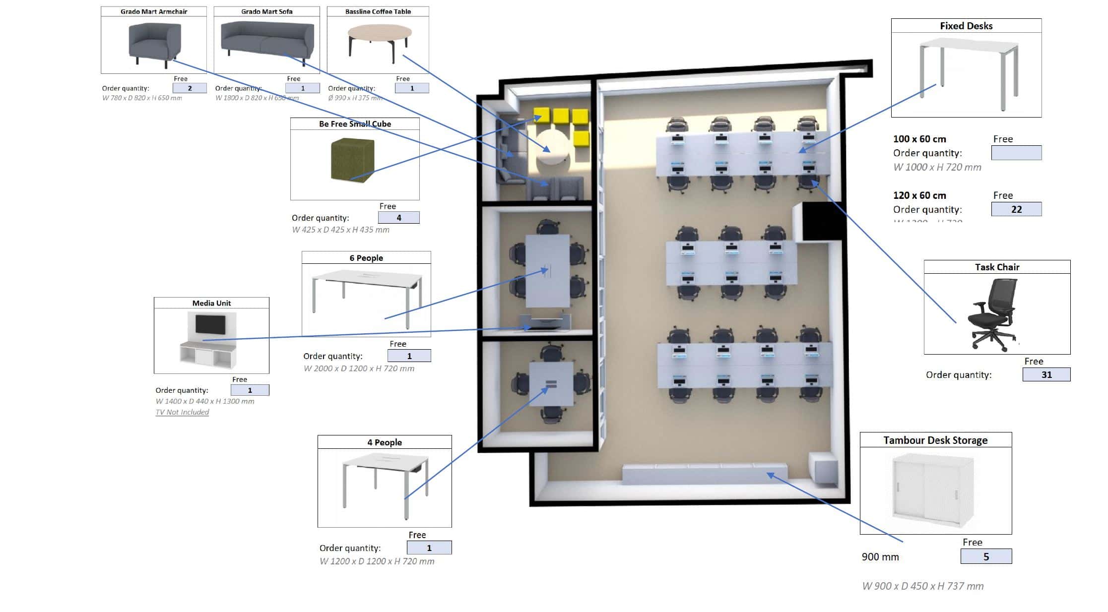 Office space for rent customized office space